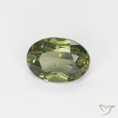 0.30ct طبيعي الأخضر الغامق كورنيروبين, بيضوي, VS-SI