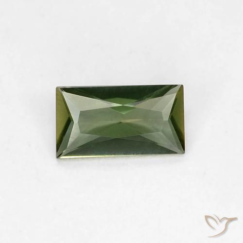 0.28ct طبيعي أخضر الغابات كورنيروبين, باجيت, VVS