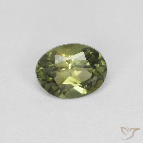0.33ct طبيعي أخضر الغابة دافئ كورنيروبين, بيضوي, VS-SI
