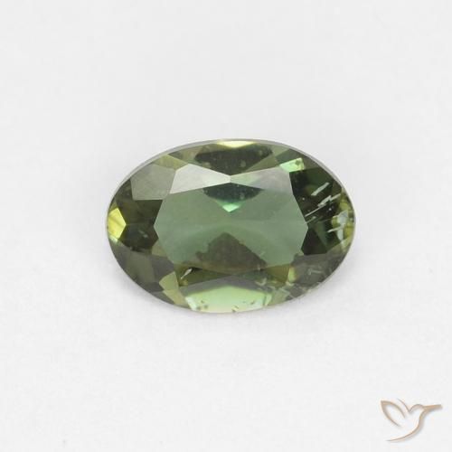 0.33ct طبيعي الأخضر الغامق كورنيروبين, بيضوي, VS-SI