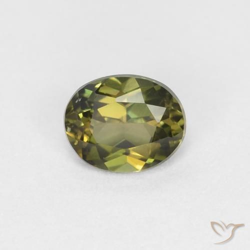 0.36ct طبيعي Medium Dark-Green كورنيروبين, بيضوي, VVS