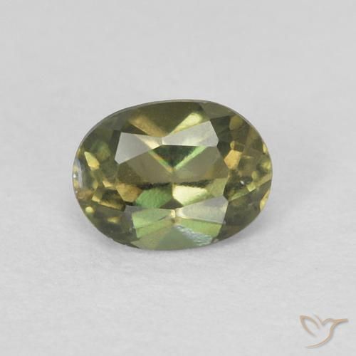 0.27ct طبيعي أخضر الغابة دافئ كورنيروبين, بيضوي, VVS