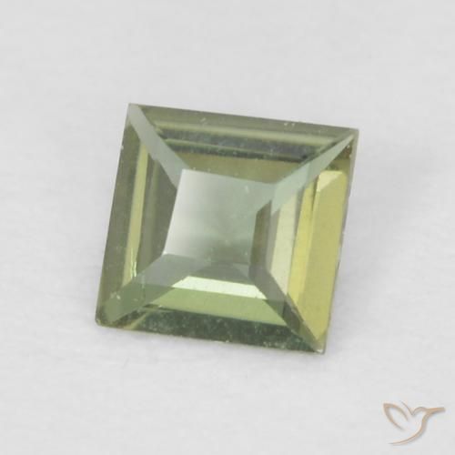 كورنيروبين Medium Dark-Green طبيعي، مربع، 0.13 قيراط، VVS