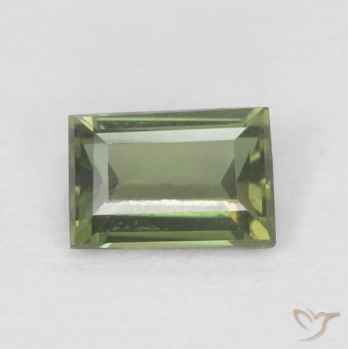 0.25ct طبيعي Medium Light Green كورنيروبين, باجيت, VVS