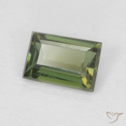 كورنيروبين Medium Light Green طبيعي، باجيت، 0.25 قيراط، VVS