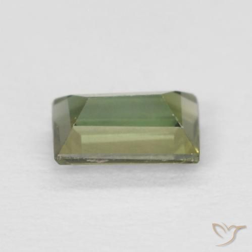 كورنيروبين Medium Light Green طبيعي، باجيت، 0.25 قيراط، VVS