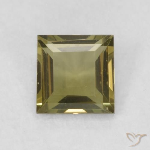 0.32ct طبيعي أخضر غامق كورنيروبين, مربع, VVS