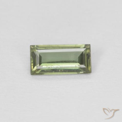 0.24ct طبيعي Medium Light Green كورنيروبين, باجيت, VVS