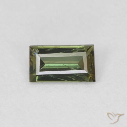 0.40ct طبيعي Medium Light Green كورنيروبين, باجيت, قليلا جدا