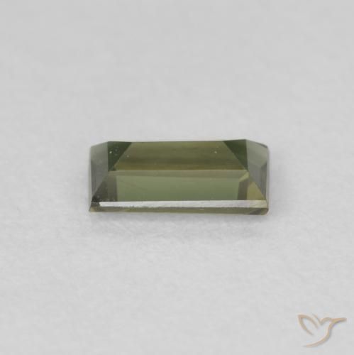 كورنيروبين Medium Light Green طبيعي، باجيت، 0.40 قيراط، قليلا جدا