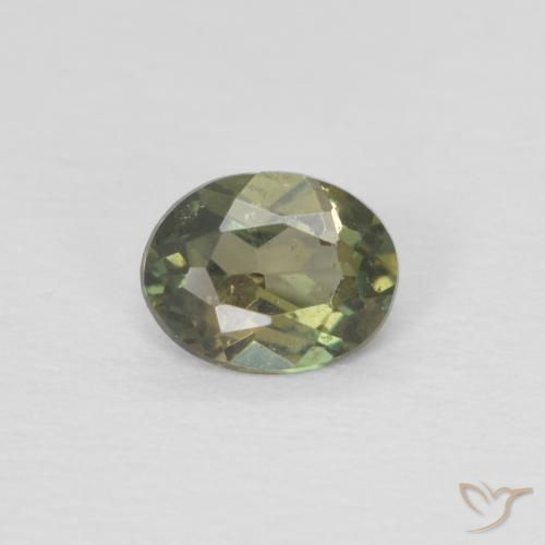0.28ct طبيعي أخضر غامق كورنيروبين, بيضوي, VVS-VS