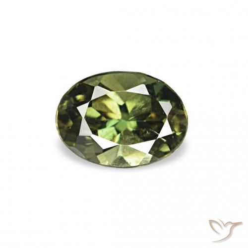 0.20ct أخضر الغابة دافئ كورنيروبين, بيضوي, قليلا جدا