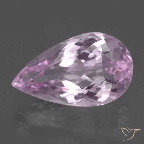 7.89ct طبيعي وردى أرجوانى كونزيت, شكل الكمثرى, VS-SI