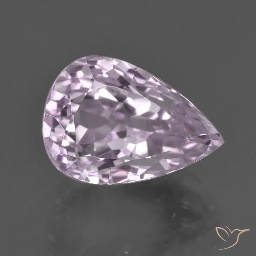 8.60ct طبيعي وردى كرزى فاتح كونزيت, شكل الكمثرى, VVS
