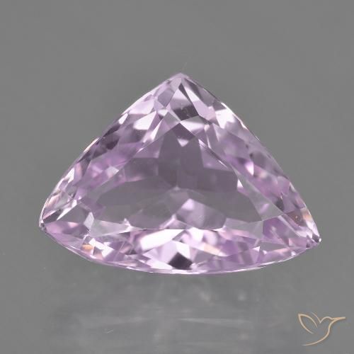 8.20ct طبيعي بنفسجى فاتح كونزيت, مثلثى, قليلا جدا
