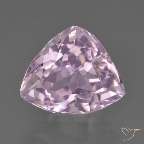 9.34ct طبيعي درجة لون الوردى الكرزى كونزيت, مثلثى, VVS