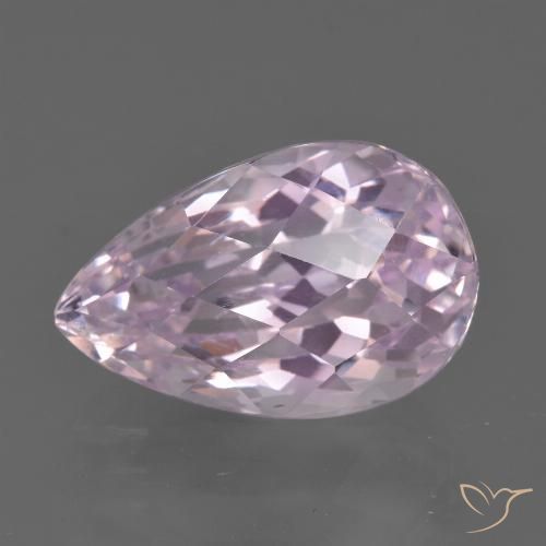 8.71ct طبيعي درجة لون الوردى الكرزى كونزيت, شكل الكمثرى, VVS-VS