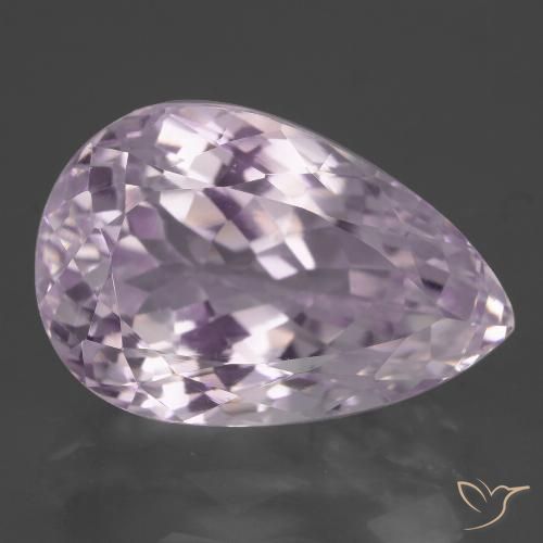15.88ct طبيعي وردى كرزى فاتح كونزيت, شكل الكمثرى, VVS-VS