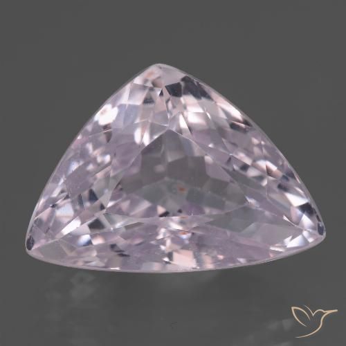 15.92ct طبيعي درجة لون الوردى الفاتح جدا كونزيت, مثلثى, قليلا جدا