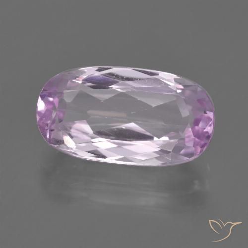6.42ct طبيعي أرجوانى وردى كونزيت, بيضوي, قليلا جدا