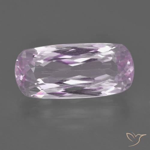 7.13ct طبيعي أرجوانى وردى فاتح جدا كونزيت, بيضوي, قليلا جدا