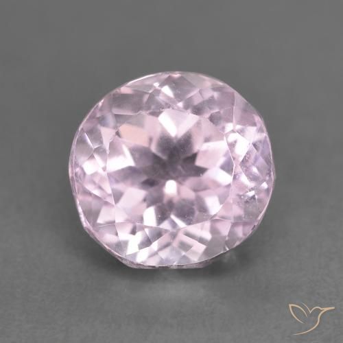 2.54ct طبيعي وردى خزامى فاتح جدا كونزيت, بيضوي, قليلا جدا