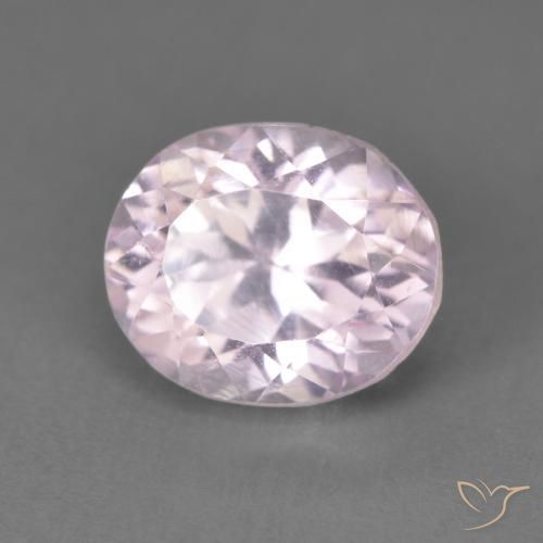 2.80ct طبيعي وردى خزامى فاتح جدا كونزيت, بيضوي, قليلا جدا