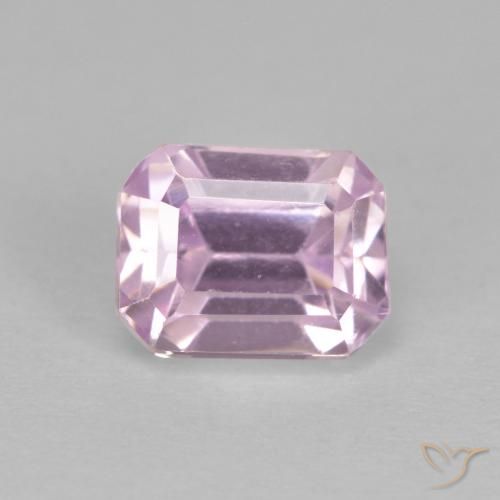 2.07ct طبيعي أرجوانى فاتح كونزيت, قص الزمرد, VVS