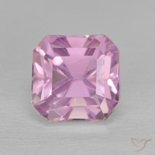 3.30ct طبيعي أرجوانى فاتح كونزيت, قص الزمرد, VVS-VS
