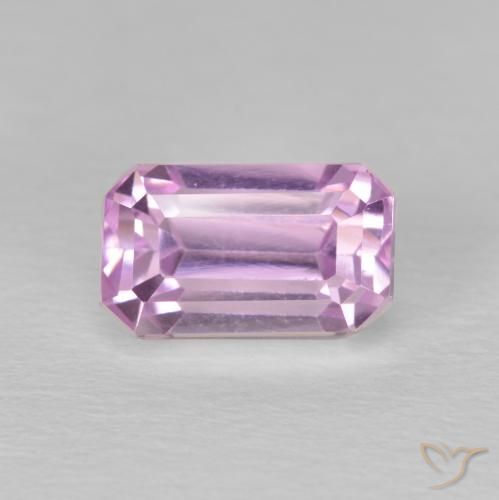 2.81ct طبيعي أرجوانى وردى كونزيت, قص الزمرد, VVS