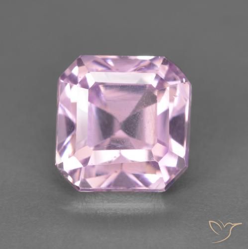 2.66ct طبيعي أرجوانى بنفسجى وردى فاتح كونزيت, قص الزمرد, VVS-VS