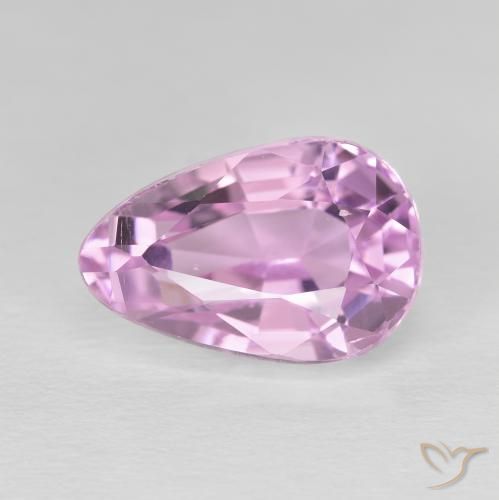 10.13ct طبيعي أرجوانى متوسط كونزيت, شكل الكمثرى, VVS-VS