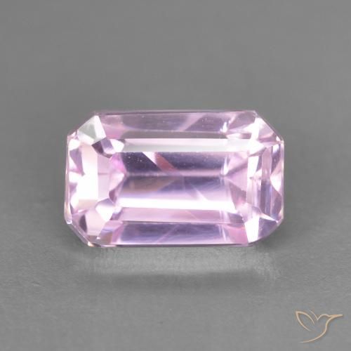 1.71ct طبيعي أرجوانى فاتح كونزيت, قص الزمرد, VVS