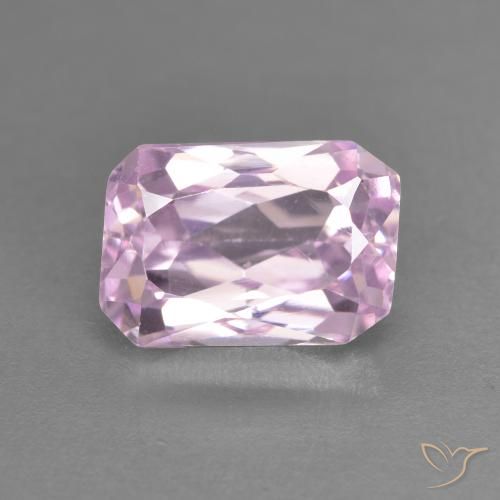 3.00ct طبيعي أرجوانى بنفسجى وردى كونزيت, قص الزمرد, VVS