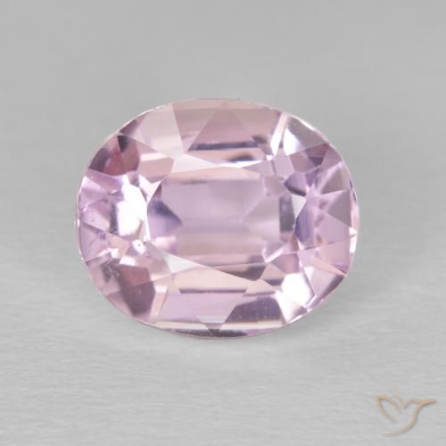 5.57ct طبيعي ليلك فاتح كونزيت, بيضوي, قليلا جدا
