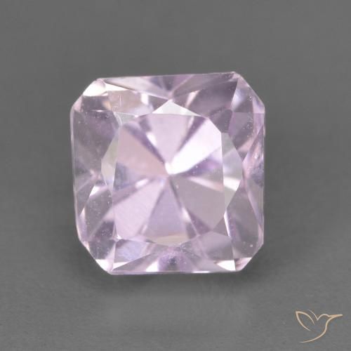 2.21ct طبيعي وردي فاتح كونزيت, قص الزمرد, VVS-VS