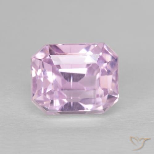 2.50ct طبيعي Medium Light-Pink كونزيت, قص الزمرد, VVS-VS