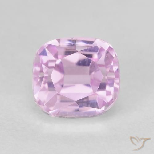 2.42ct طبيعي أرجوانى بنفسجى وردى فاتح كونزيت, وسادة, قليلا جدا