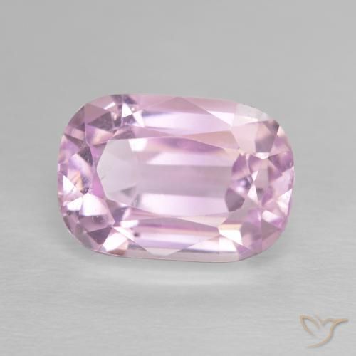6.97ct طبيعي درجة لون الوردى الكرزى كونزيت, وسادة, قليلا جدا