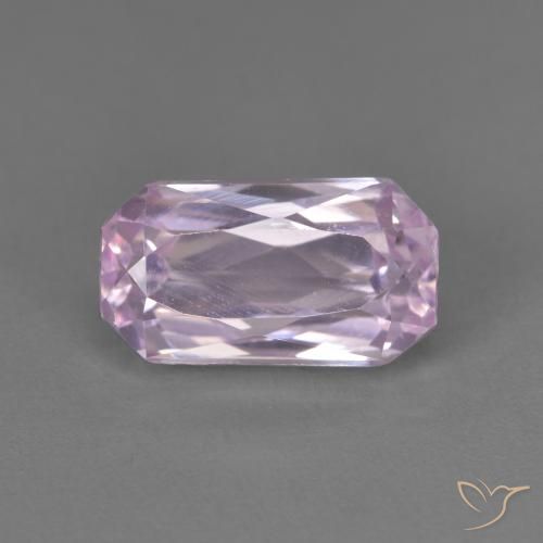 3.25ct طبيعي ليلك فاتح كونزيت, قص الزمرد, VVS