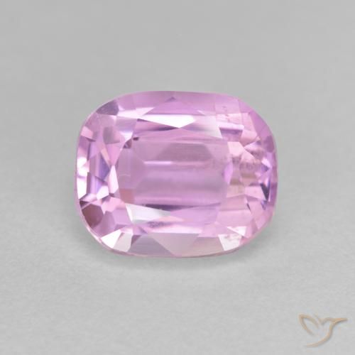 3.73ct طبيعي أرجوانى فاتح كونزيت, وسادة, قليلا جدا
