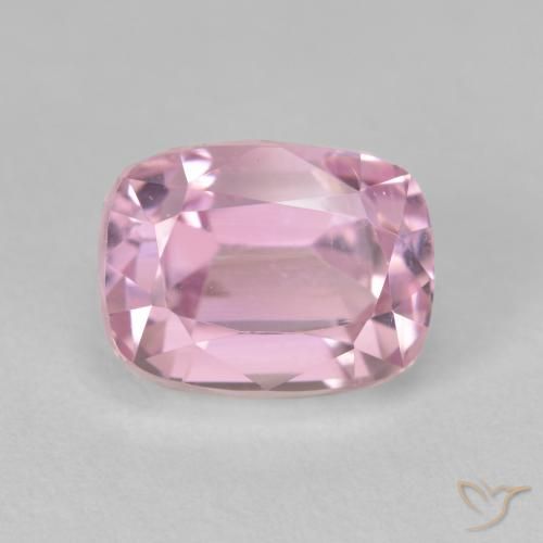 5.28ct طبيعي وردى فاتح جدا كونزيت, وسادة, VVS-VS