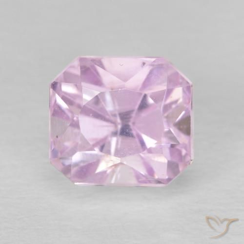 2.61ct طبيعي وردي فاتح كونزيت, قص الزمرد, VVS-VS