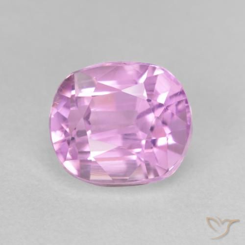 2.59ct طبيعي أرجوانى عنبى فاتح جدا كونزيت, وسادة, VVS-VS