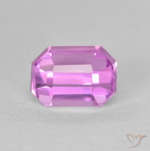 1.91ct طبيعي أرجوانى بنفسجى وردى كونزيت, قص الزمرد, VVS-VS