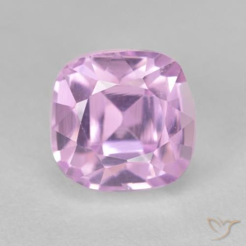4.25ct طبيعي درجة لون الوردى الكرزى كونزيت, وسادة, قليلا جدا