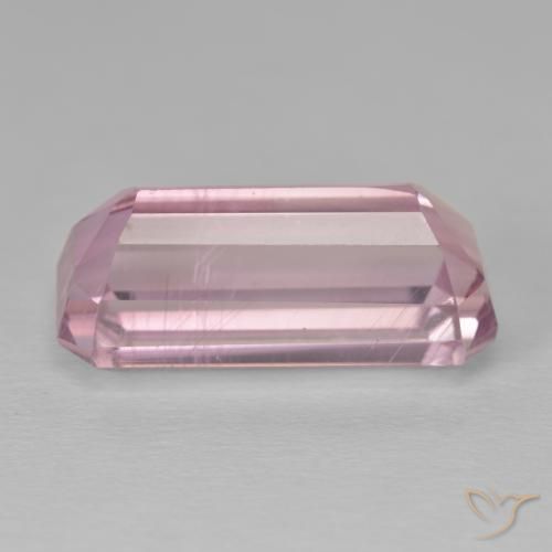 كونزيت Medium Dark-Pink طبيعي، ثمانى / قصة زمرد، 23.10 قيراط، قليلا جدا
