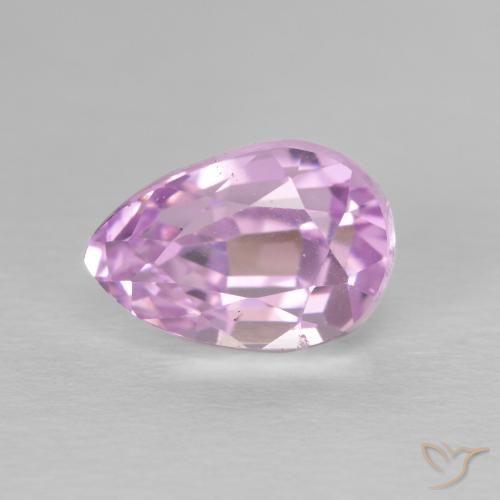 3.73ct طبيعي درجة لون الوردى الكرزى كونزيت, شكل الكمثرى, قليلا جدا