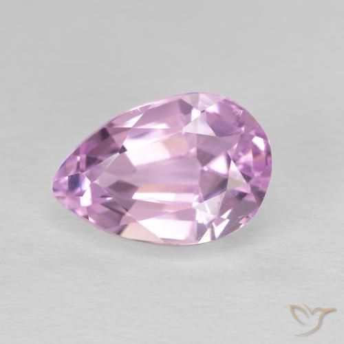 3.88ct طبيعي درجة لون الوردى الكرزى كونزيت, شكل الكمثرى, VVS-VS