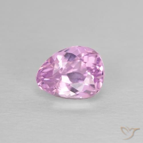 1.44ct طبيعي أرجوانى بنفسجى وردى كونزيت, شكل الكمثرى, قليلا جدا